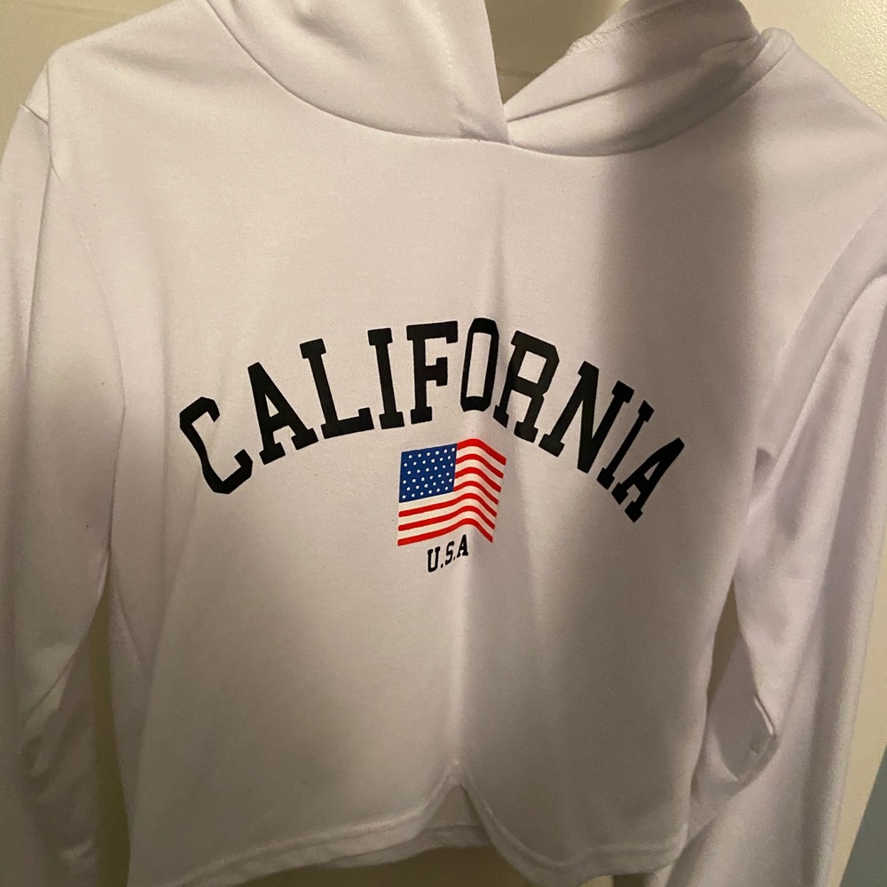 worn only once. size small california hoodie